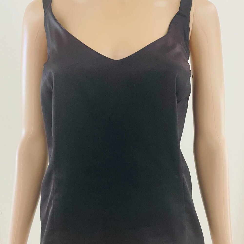 JS Collections Woman Black Shell Tank Top Women’s Size 20 - Picture 2 of 4